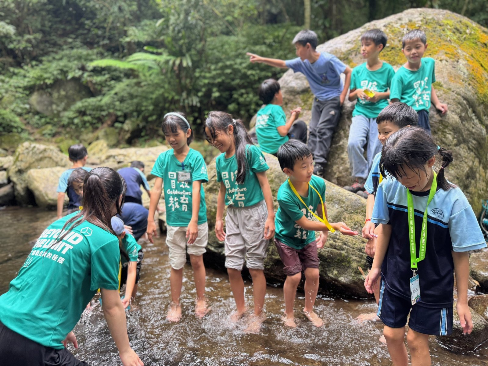 夏末讀溪任務——第一次學會在溪裡移動